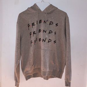 Grey Over-the-Head “Friends” Sweatshirt